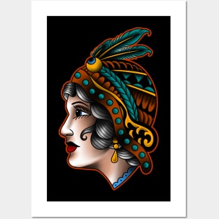 gypsy girl Posters and Art